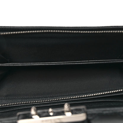 Christian Dior Lambskin Cannage Miss Dior Chain Wallet Black 6 of 12