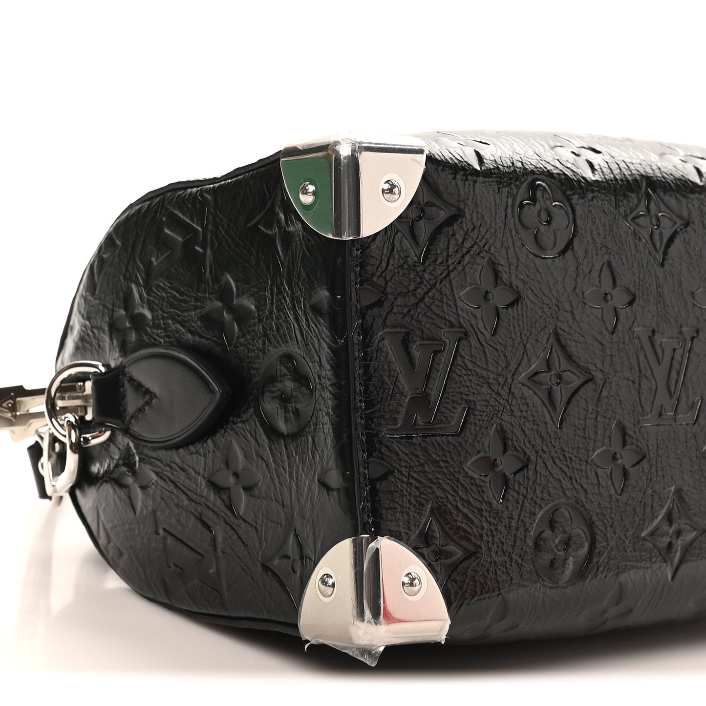 Calfskin Monogram Saga Speedy Trunk 20 Black