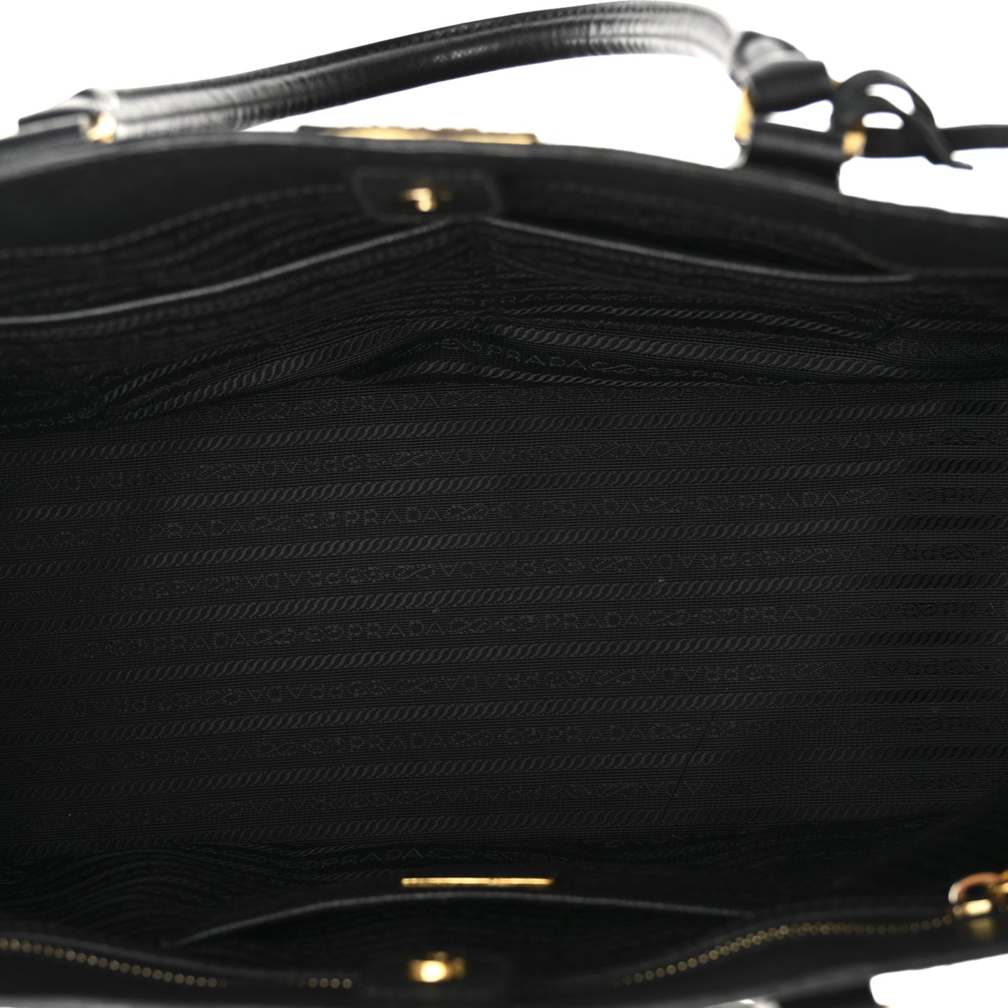 Saffiano Lux Large Tote Black