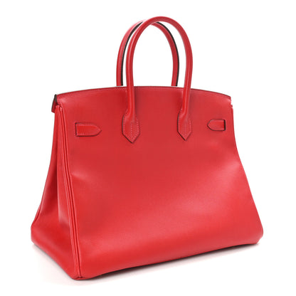 Hermes Epsom Birkin 35 Rouge Casaque 3 of 10