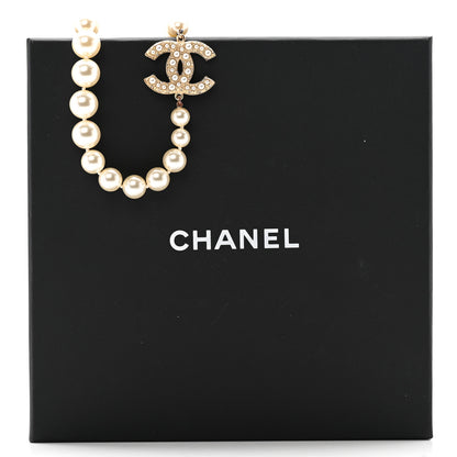 Chanel Pearl CC 100th Anniversary Necklace Light Gold 6 of 6
