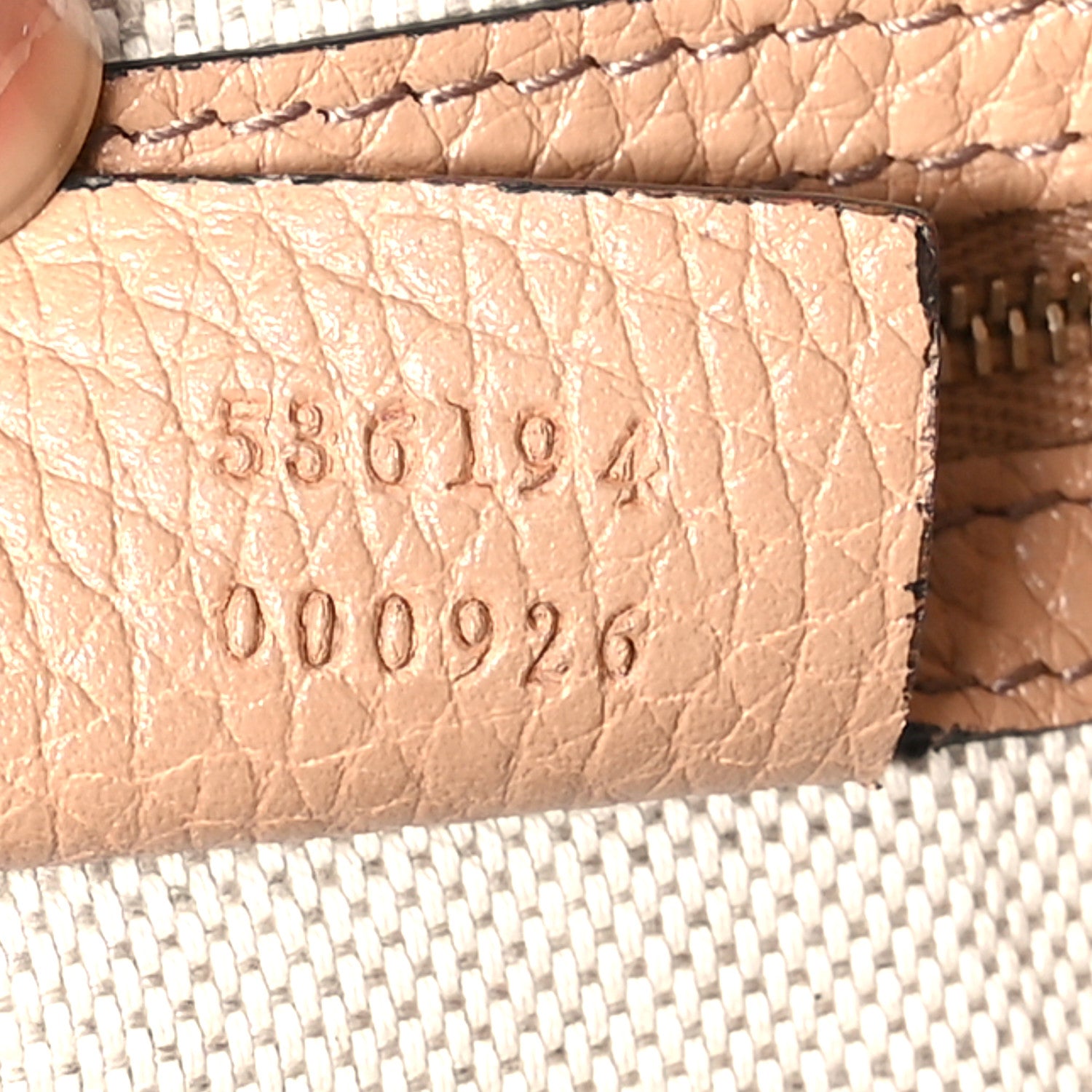 Gucci Pebbled Calfskin Large Soho Hobo Camelia 7 of 11