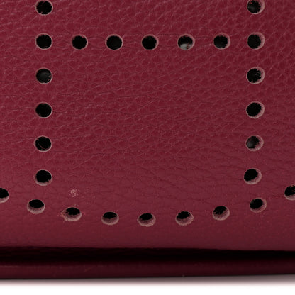 Hermes Taurillon Clemence EVELYNE III PM Rouge Grenat 11 of 11