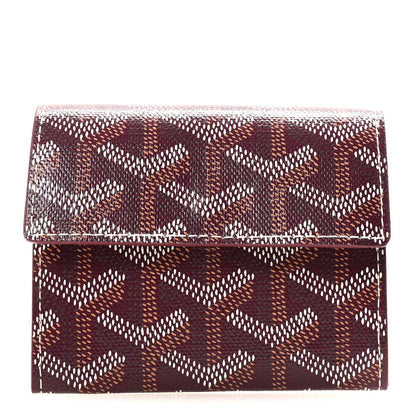 Goyard Goyardine Marigny Coin Purse Wallet Bordeaux 1 of 7