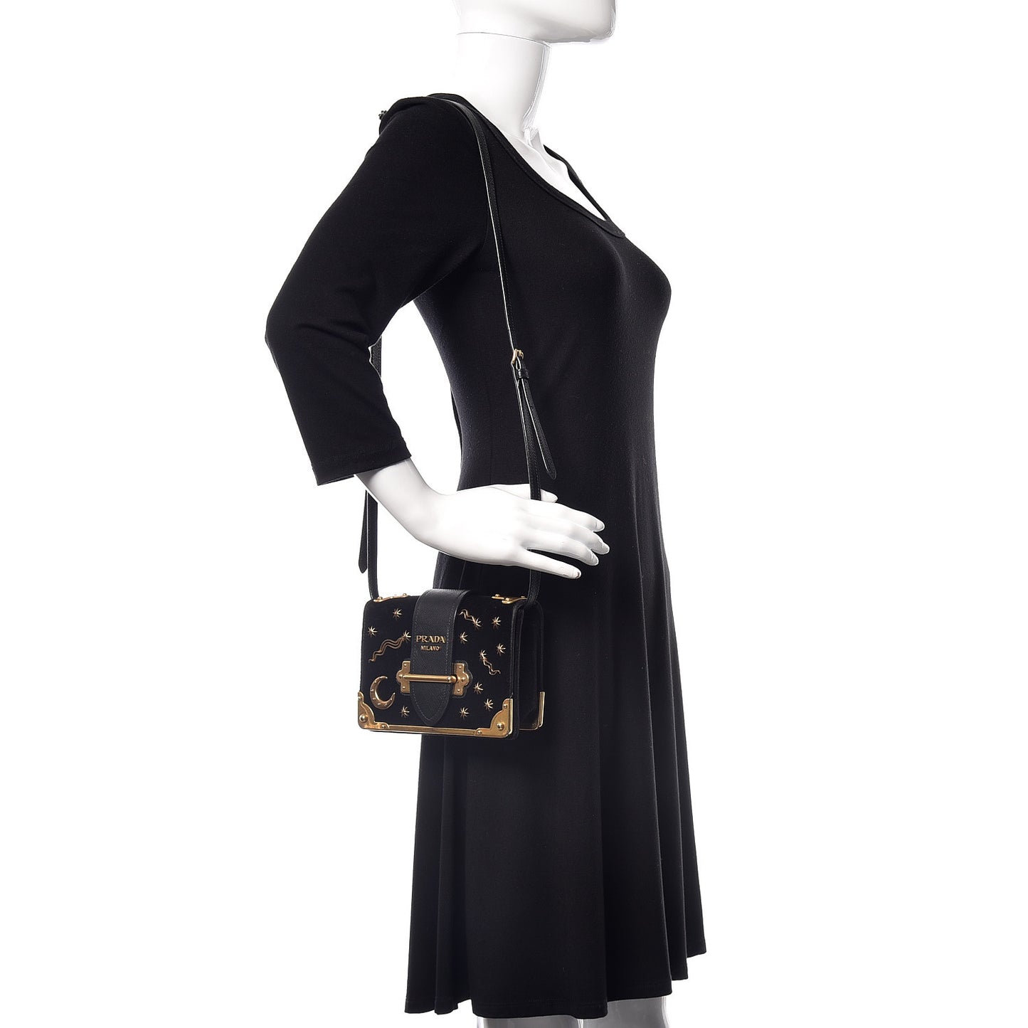 Velvet Cahier Astrology Bag Black