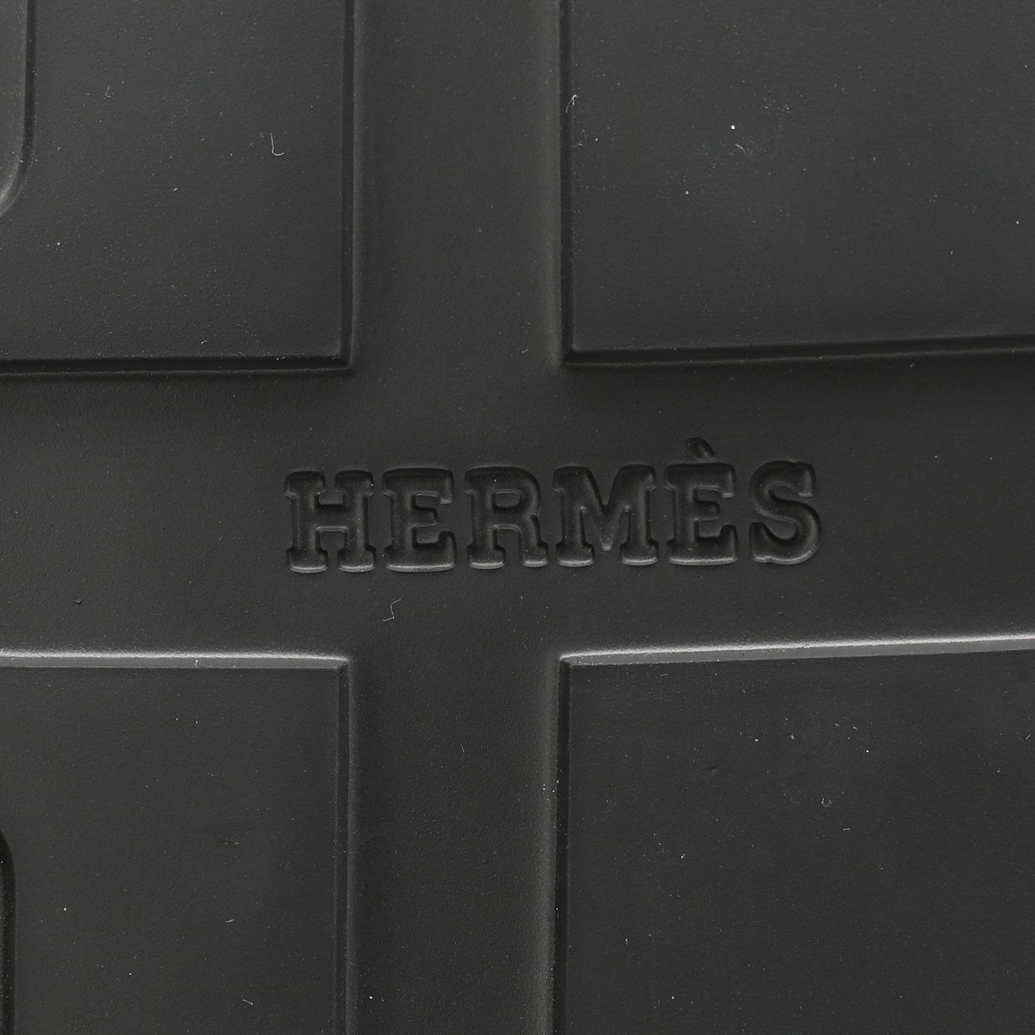 Hermes Calfskin Medor Studded Womens Intuition Sandals 37 Black 7 of 11
