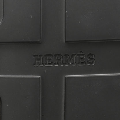 Hermes Calfskin Medor Studded Womens Intuition Sandals 37 Black 7 of 11
