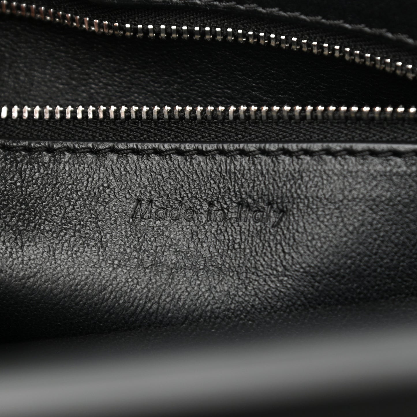 Calfskin Medium Bi-Color Edge Shoulder Bag Almond