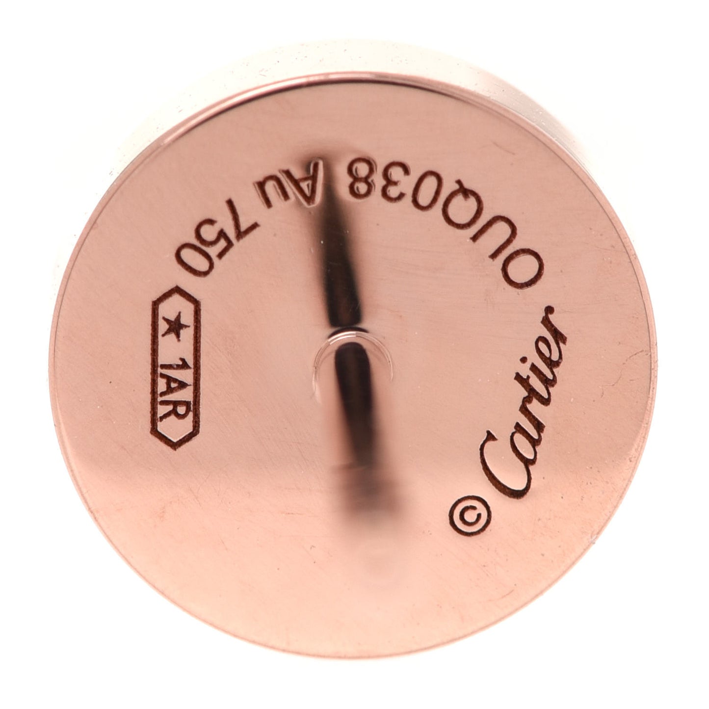 18K Pink Gold LOVE Earrings