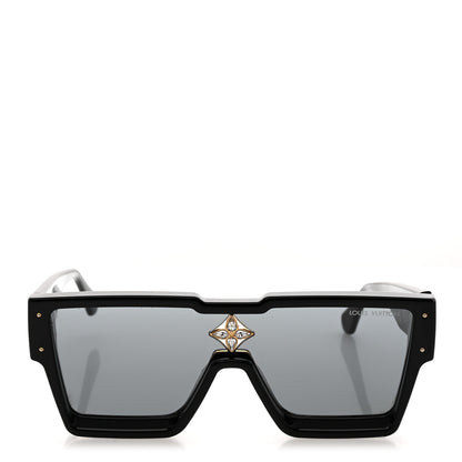 Louis Vuitton Acetate Swarovski Crystal Cyclone Sunglasses Z1578W Black 2 of 10