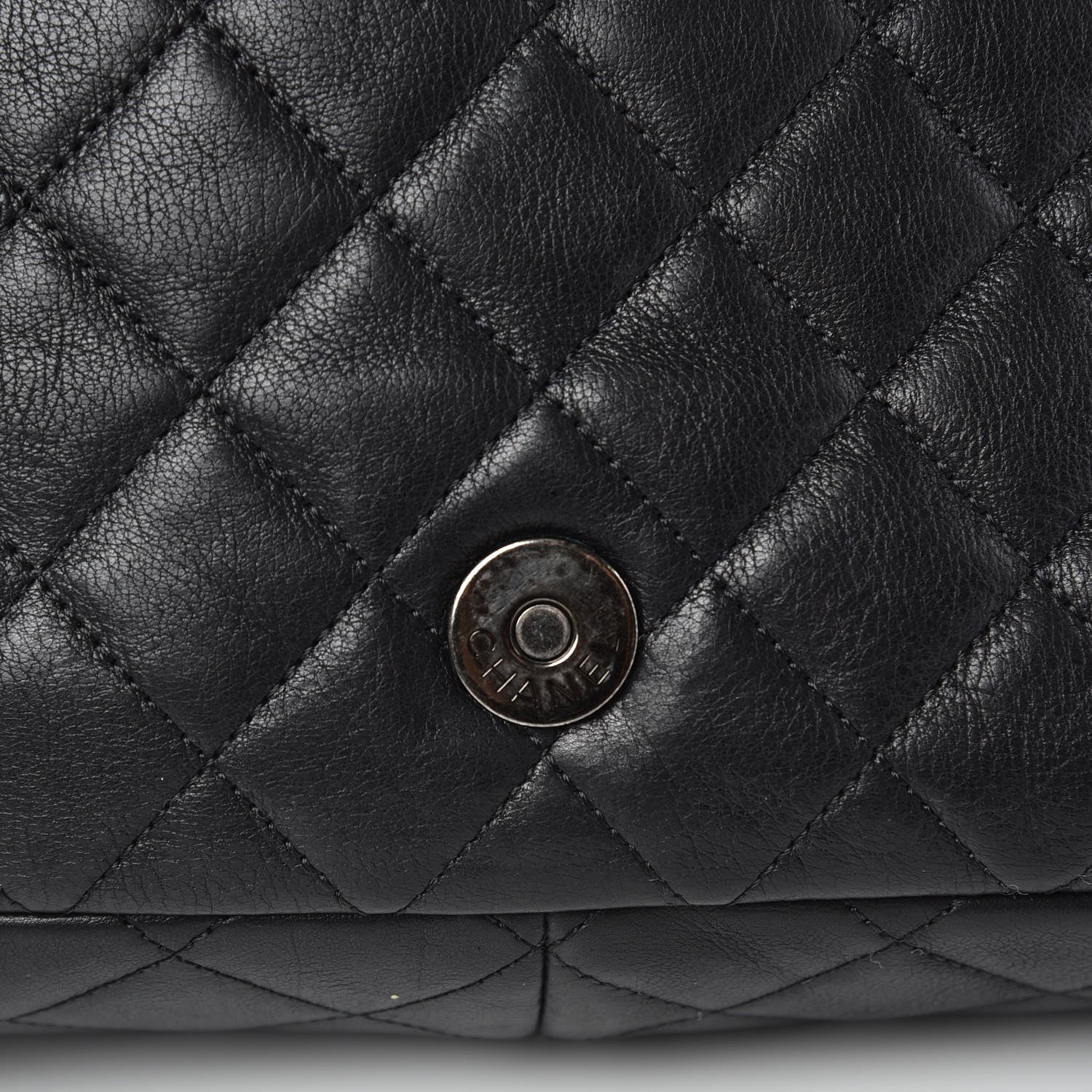 Chanel Calfskin Quilted Large Istanbul Flap Black 8 of 11