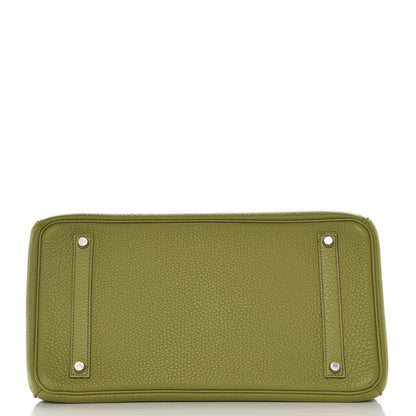 Hermes Togo Birkin 35 Vert Anis 6 of 31
