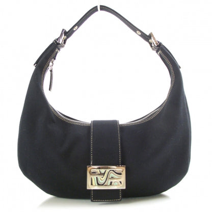 Fendi Canvas Hobo Navy 1 of 13