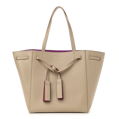 Celine Smooth Calfskin Small Belt Cabas Phantom Beige 1 of 14
