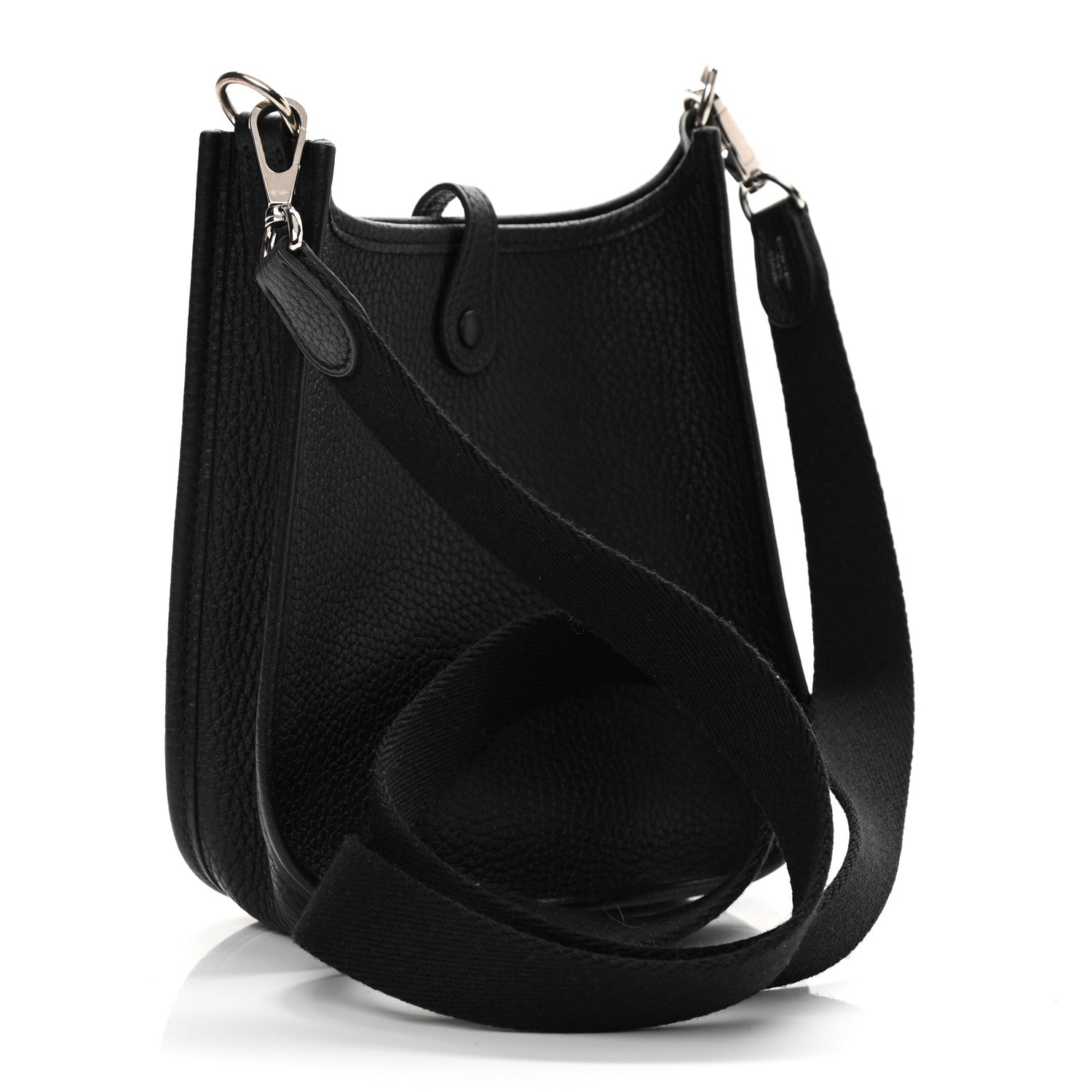 Hermes Taurillon Clemence Evelyne TPM Black 3 of 11