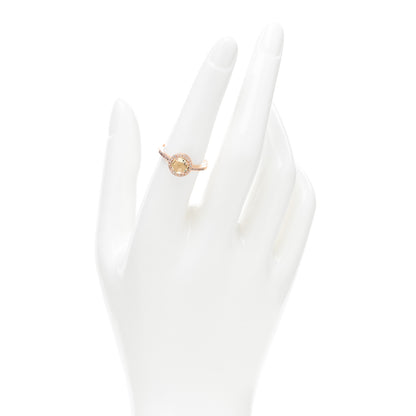 Suzanne Kalan 14K Rose Gold Citrine White Sapphire Cocktail Ring 54 7 2 of 4