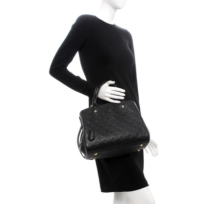 Louis Vuitton Empreinte Montaigne MM Black 2 of 8