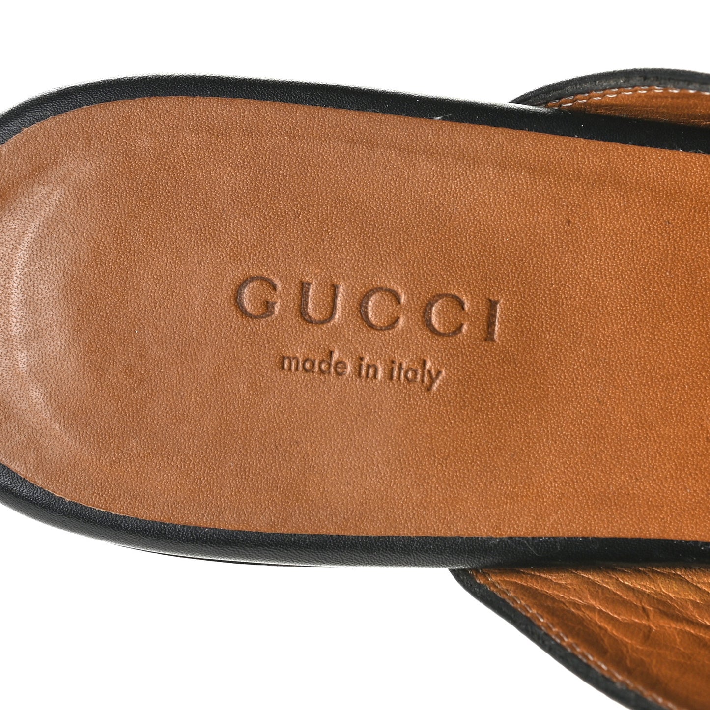 Calfskin Womens Princetown Slippers 36.5 Black