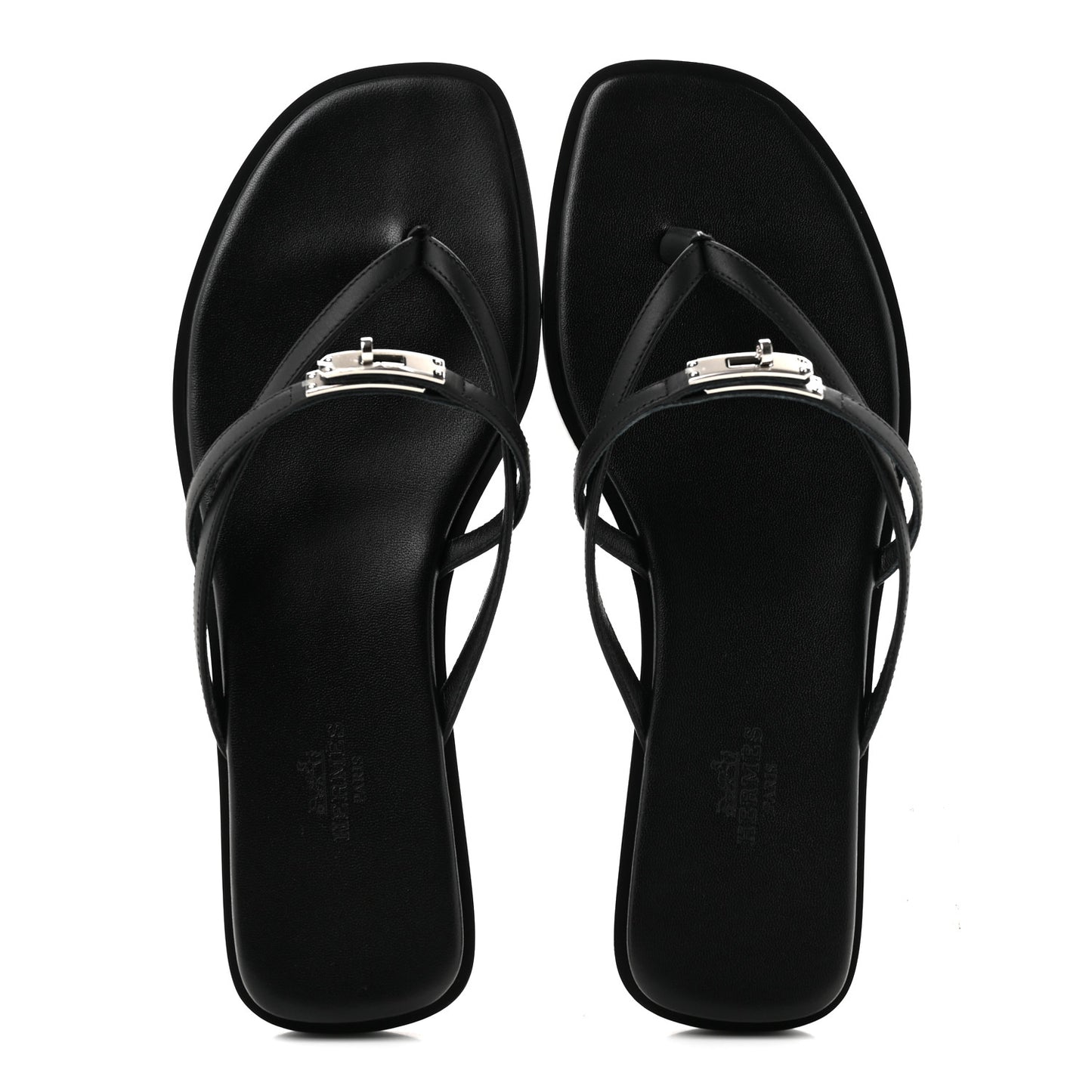 Calfskin Miss Sandals 38 Black