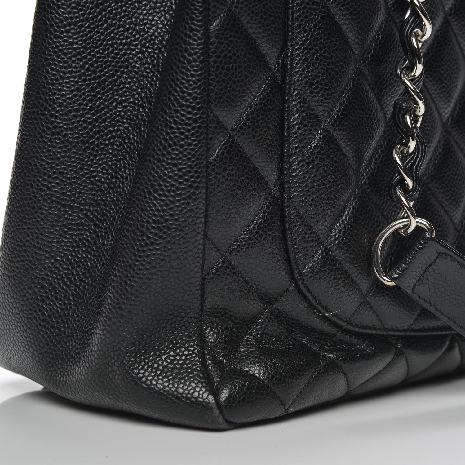 Chanel Caviar Quilted Grand Shopping Tote GST Black 9 of 10