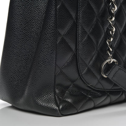 Chanel Caviar Quilted Grand Shopping Tote GST Black 9 of 10