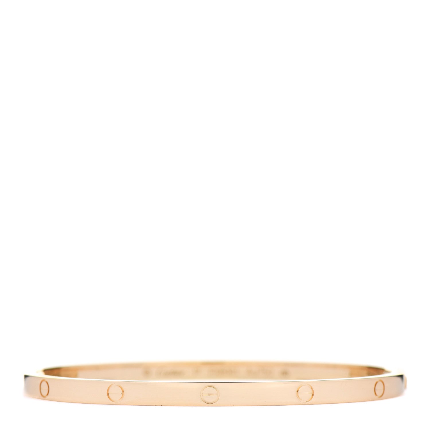 Cartier 18K Yellow Gold Small LOVE Bracelet 17 1 of 5