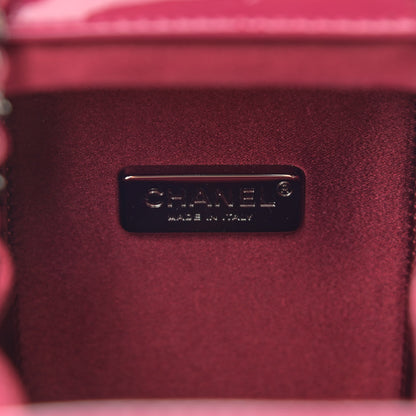 Chanel Patent Milk Carton Bag Dark Pink 5 of 9