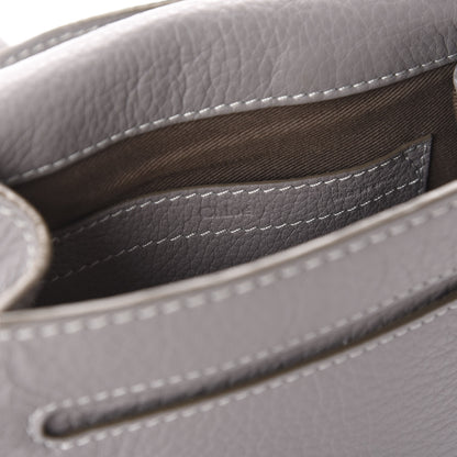 Chloe Calfskin Mini Marcie Round Crossbody Bag Cashmere Grey 10 of 11