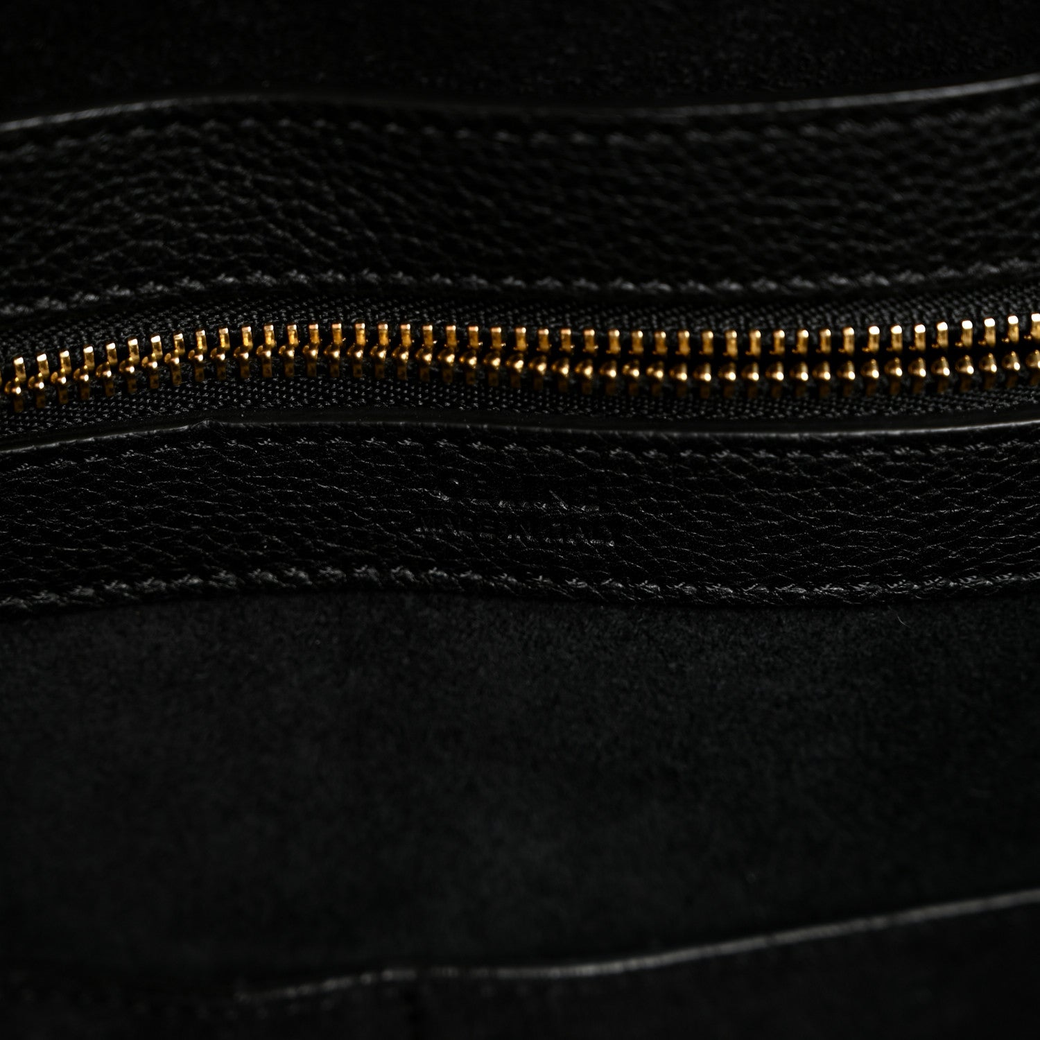 Celine Soft Grained Calfskin Small Belt Cabas Phantom Black 6 of 10