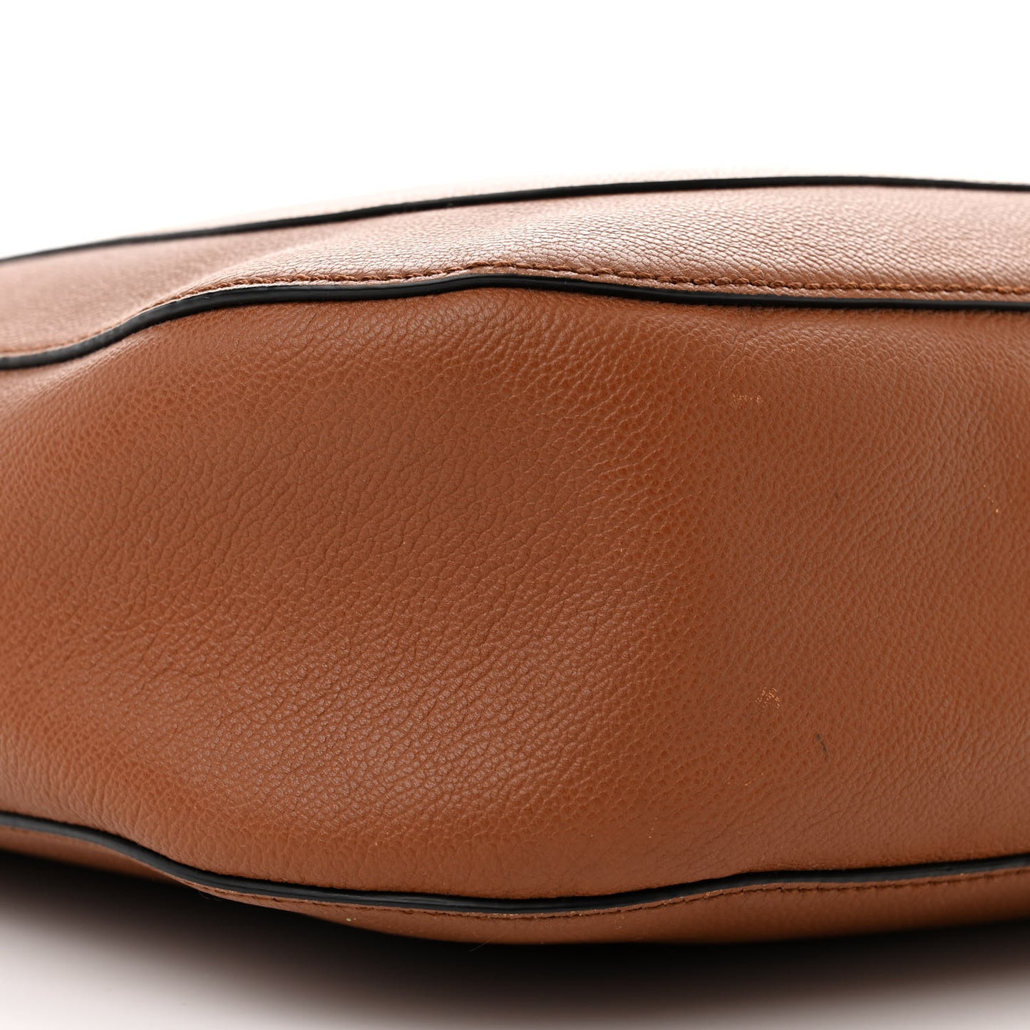 Grainy Calfskin Small Elmstone Hobo Tan