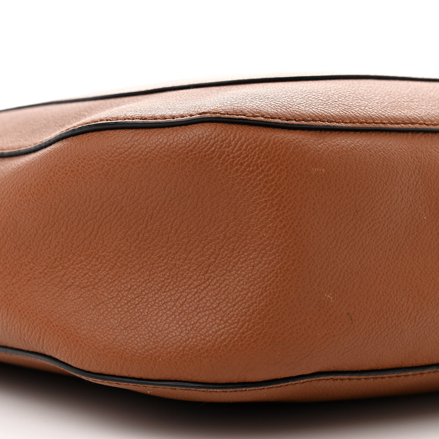 Burberry Grainy Calfskin Small Elmstone Hobo Tan 8 of 13
