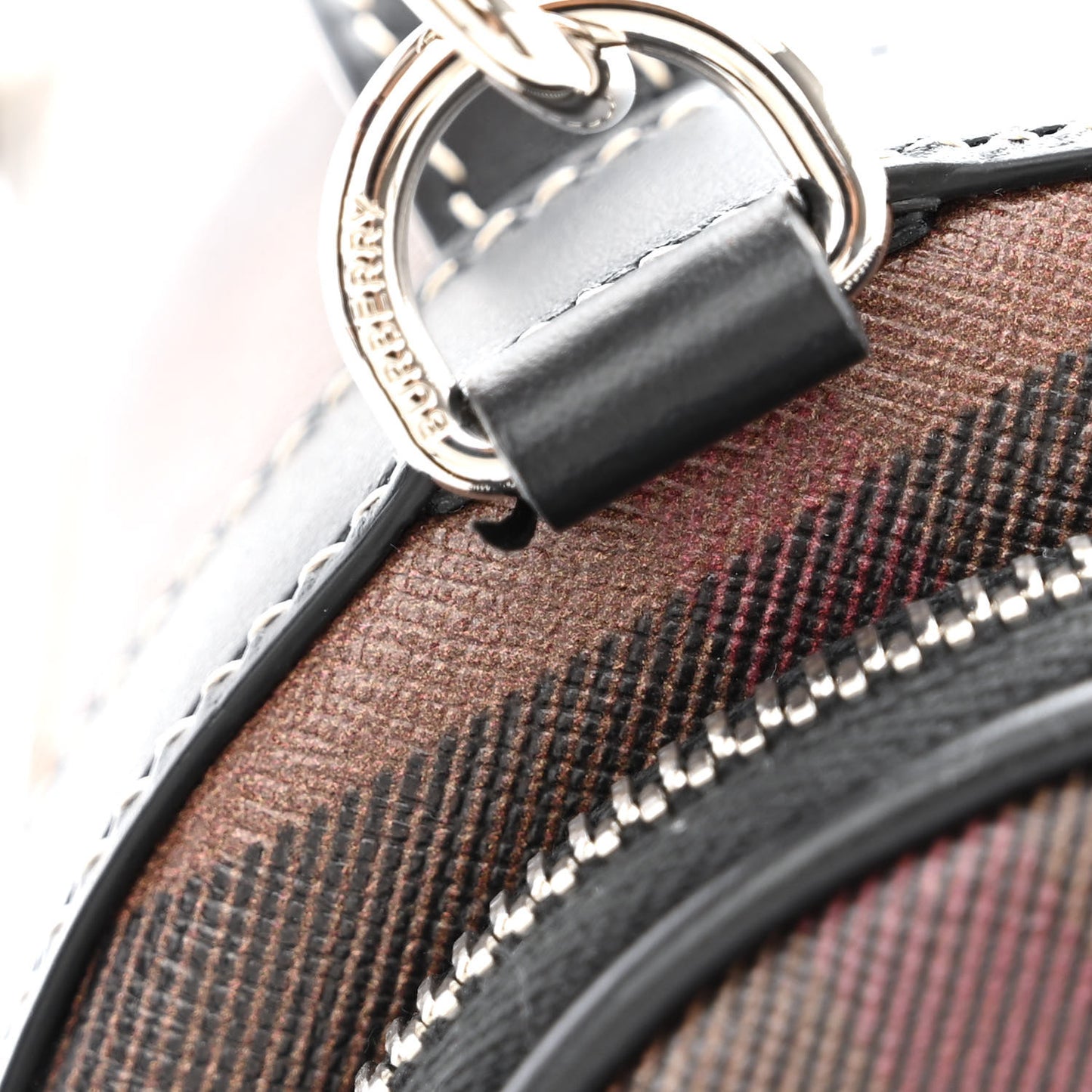 E-canvas Check Sound Crossbody Dark Birch Brown