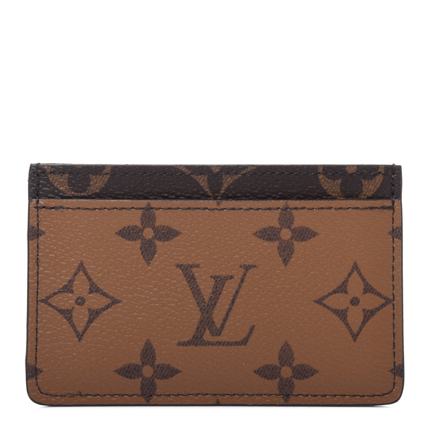 Reverse Monogram Card Holder