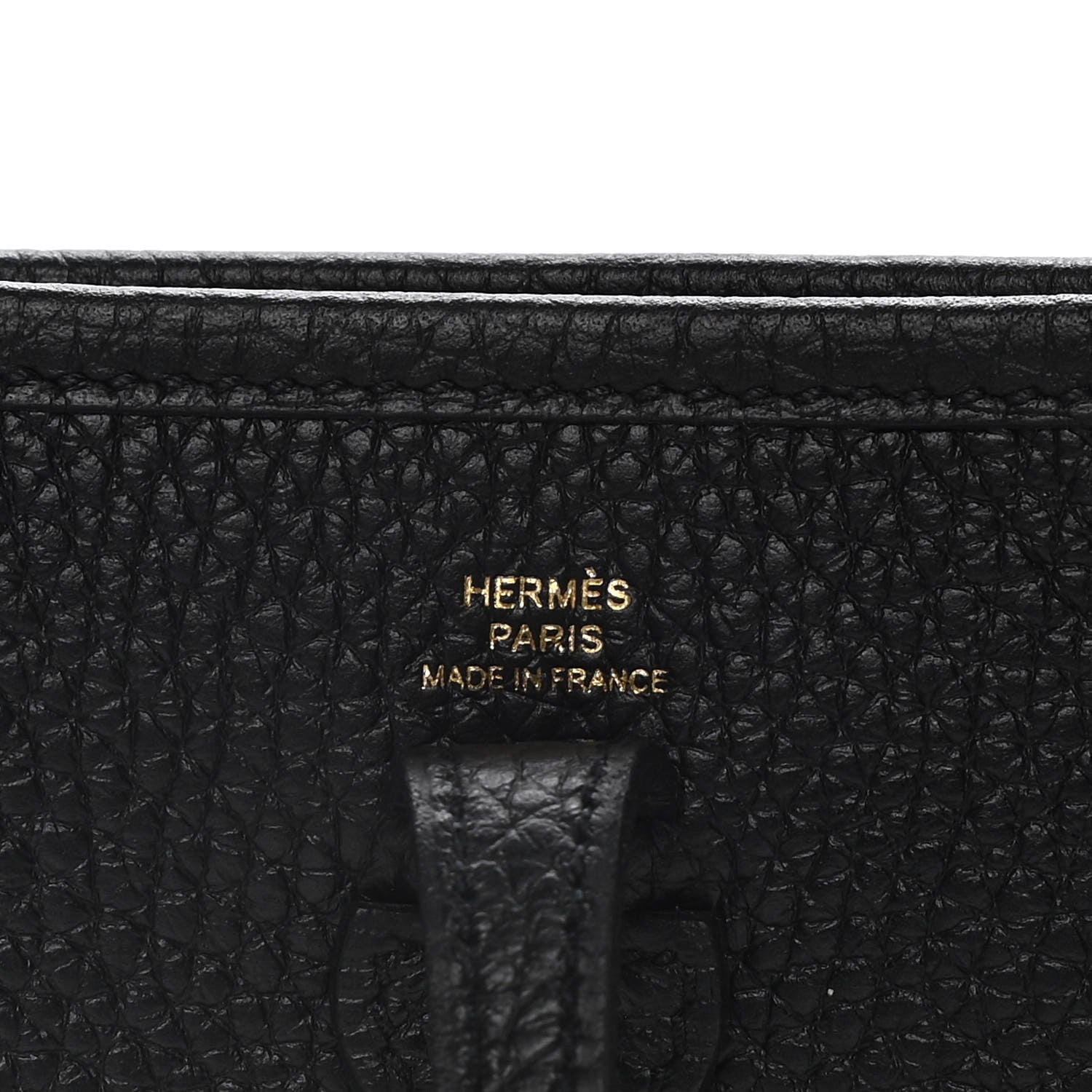 Hermes Taurillon Clemence Evelyne TPM Black 7 of 11
