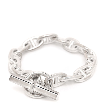 Hermes Sterling Silver MM Chaine d'Ancre Bracelet 3 of 6