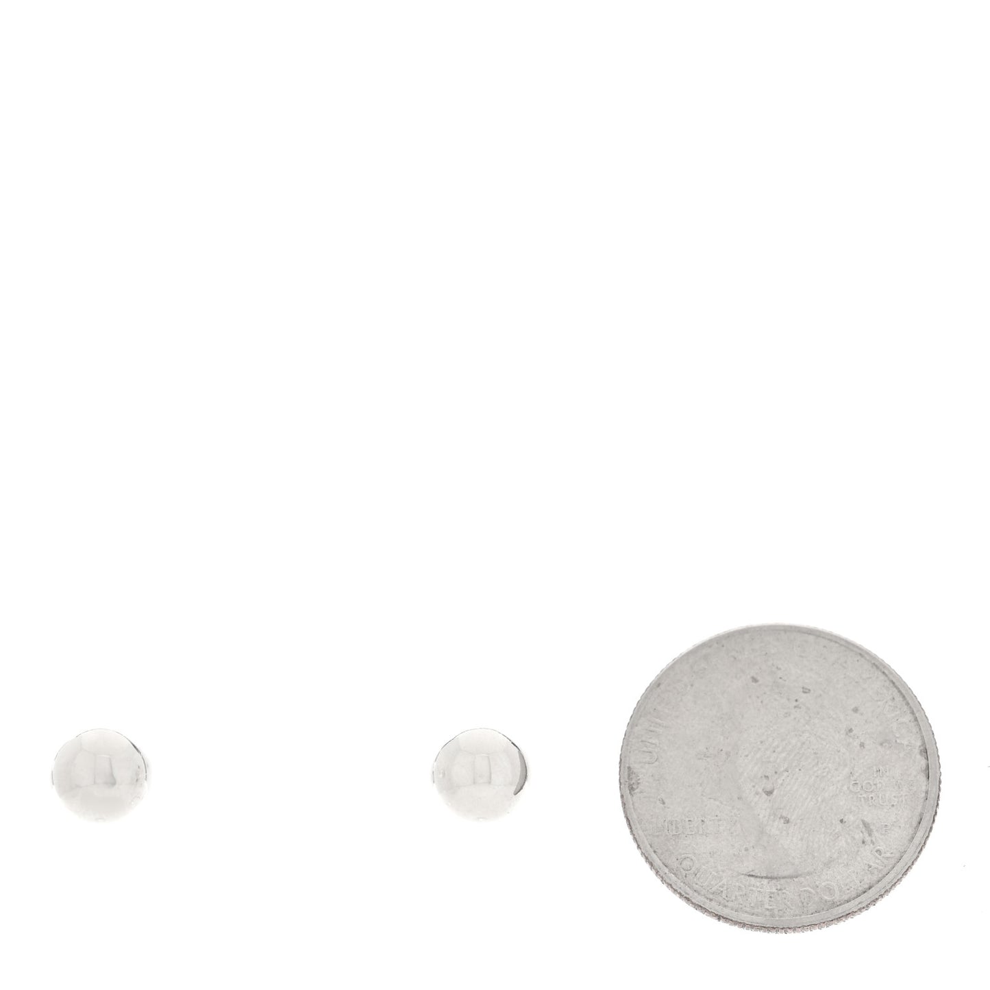 Sterling Silver 8mm Hardwear Ball Earrings