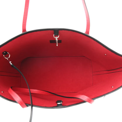 Louis Vuitton Epi Neverfull MM White Scarlet Black 6 of 11