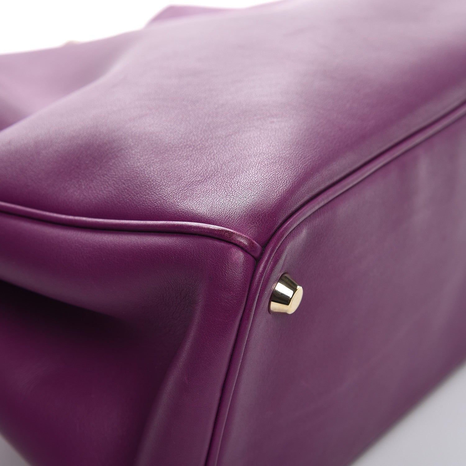 Christian Dior Calfskin Large Diorissimo Bag Purple 10 of 19