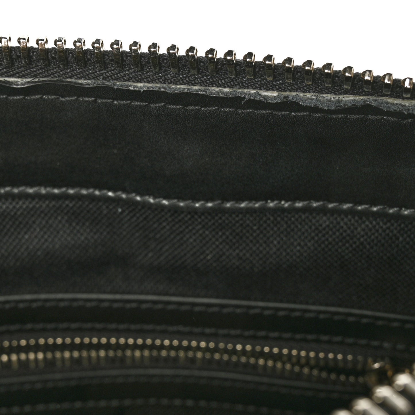 GG Supreme Monogram Appia Calfskin Web Flat Messenger Bag Black Grey