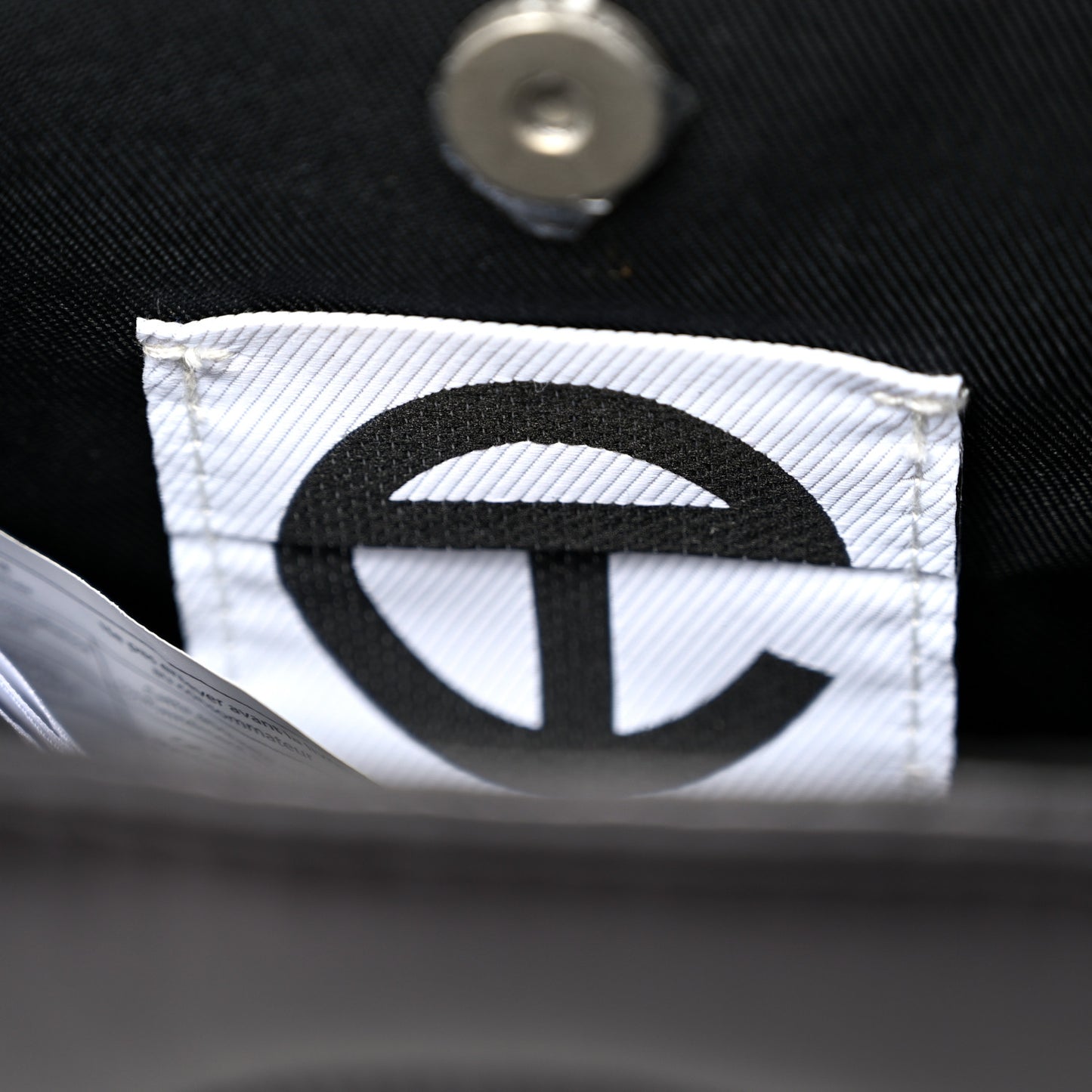 Nylon Small Puff Shopping Bag Black