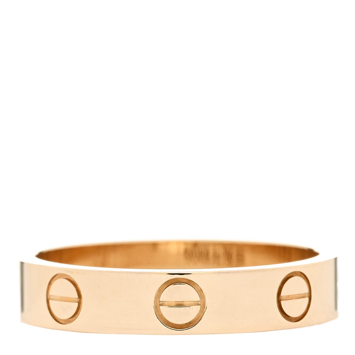 Cartier 18K Yellow Gold 3.5mm LOVE Wedding Band Ring 51 5.75 3 of 5