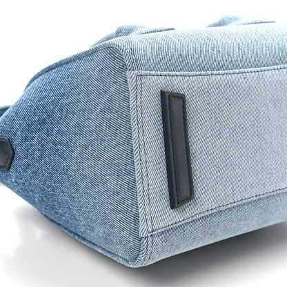Givenchy Denim Mini Lock Antigona Shoulder Bag Blue 9 of 10