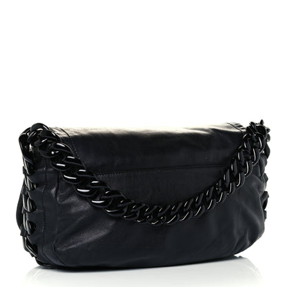 Chanel Calfskin Modern Chain Hobo Flap Black 3 of 10