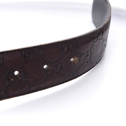 Gucci Guccissima Interlocking G Belt 95 38 Black 7 of 7