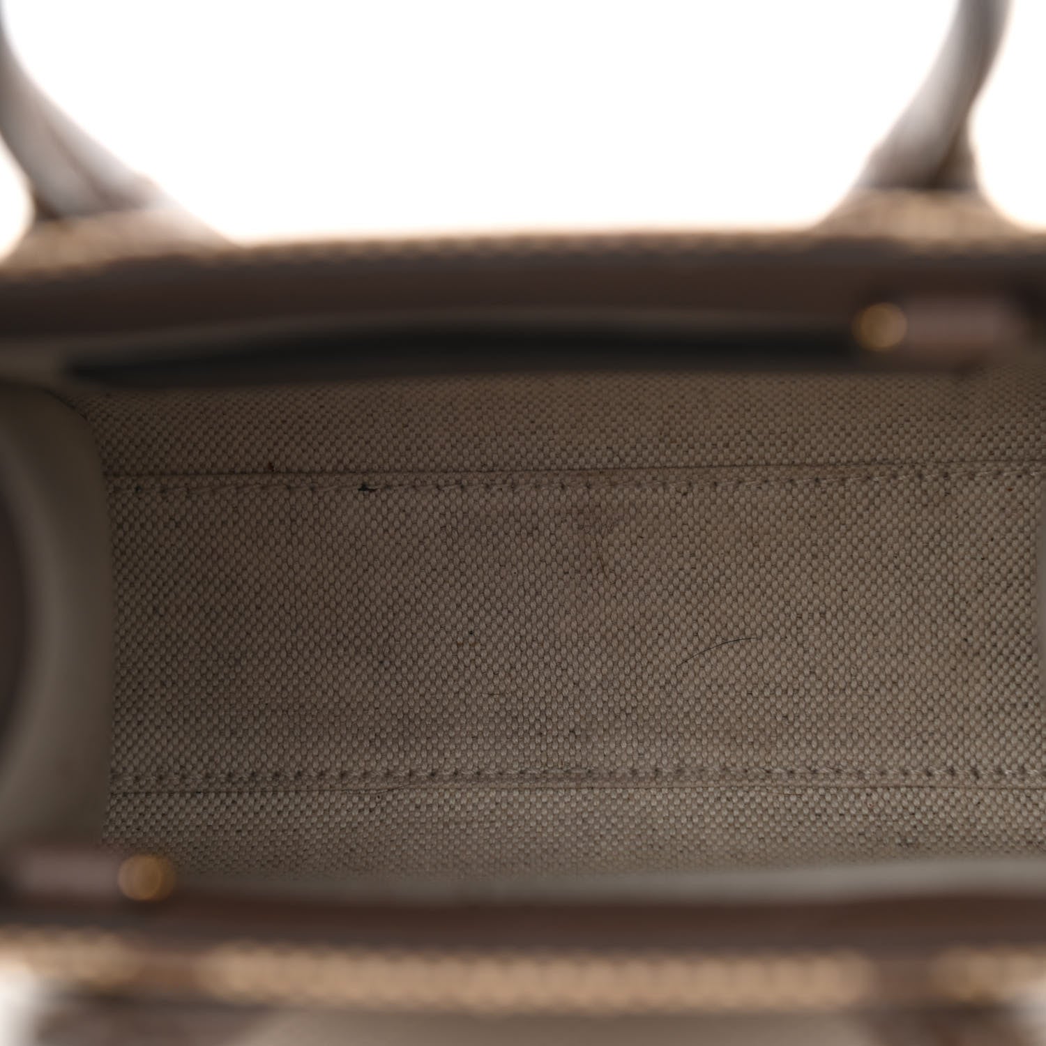 Gucci Monogram Jumbo GG Textured Dollar Calfskin Web Mini Vertical Tote Camel Ebony New Acero 5 of 11