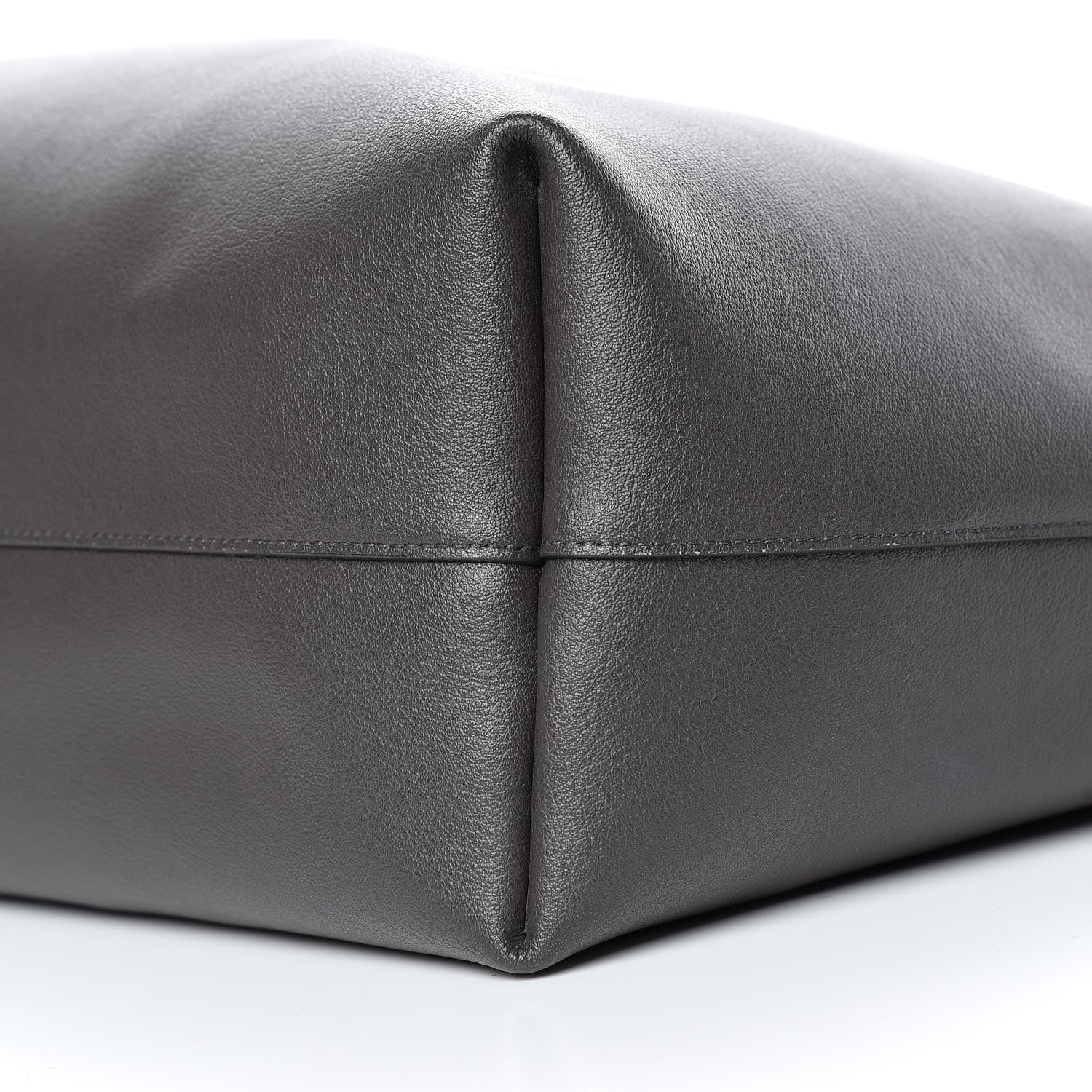 Saint Laurent Calfskin Large Shopping Tote Dark Grey 7 of 12
