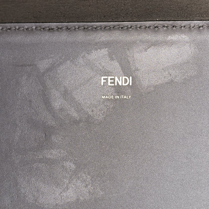 Fendi Vitello King Plexiglass Logo Embossed Medium Fendi Sunshine Shopper Tote Moon 10 of 10