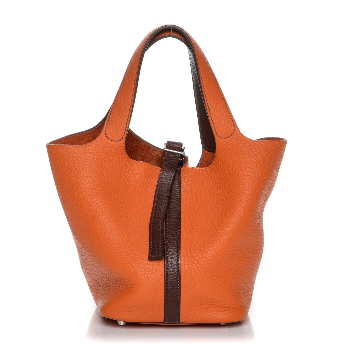 Taurillon Clemence Picotin 18 PM Orange H Havane