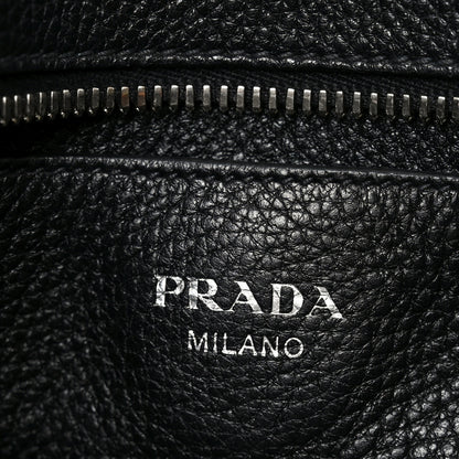 Prada Vitello Phenix Tote Black 6 of 9