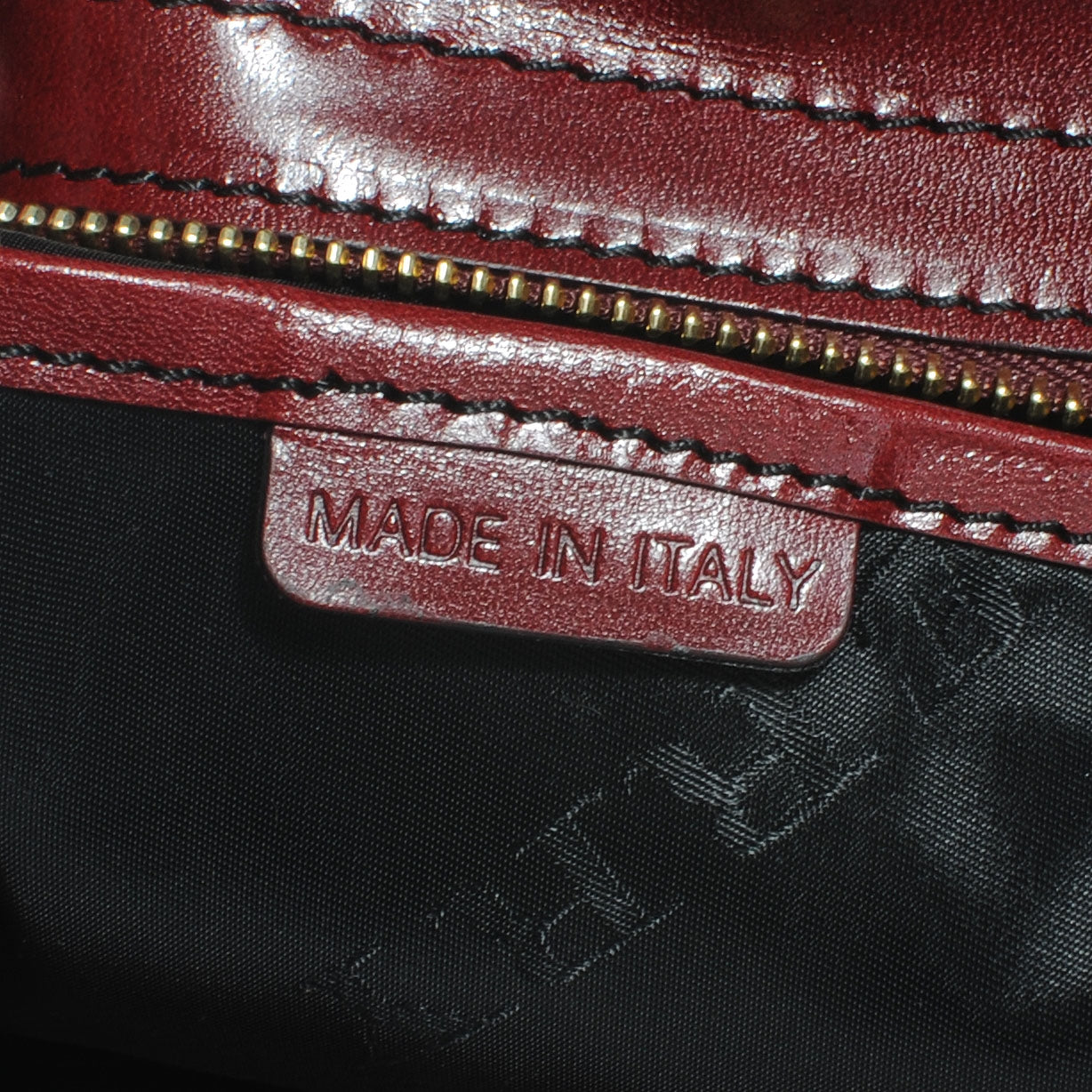 Lambskin Bridle Calfskin Small Dutton Hobo Claret Red